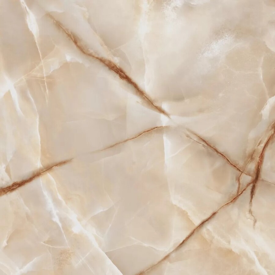 Керамогранит 6060ORO11P LCM Onyx Royal Latte Полированный 600 x 600 x 8 мм.