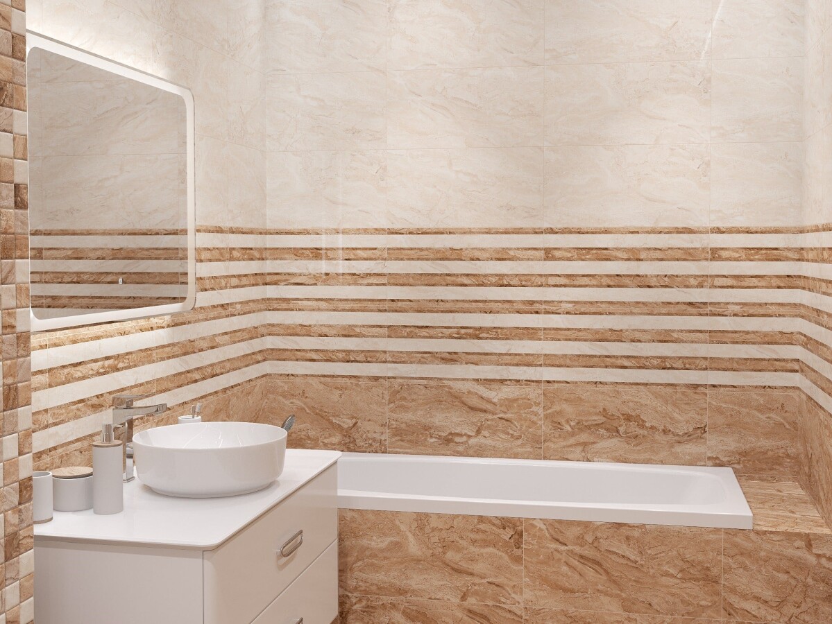 Керамическая плитка Cube Ceramica Prado Brown 30*60 УТ000049799