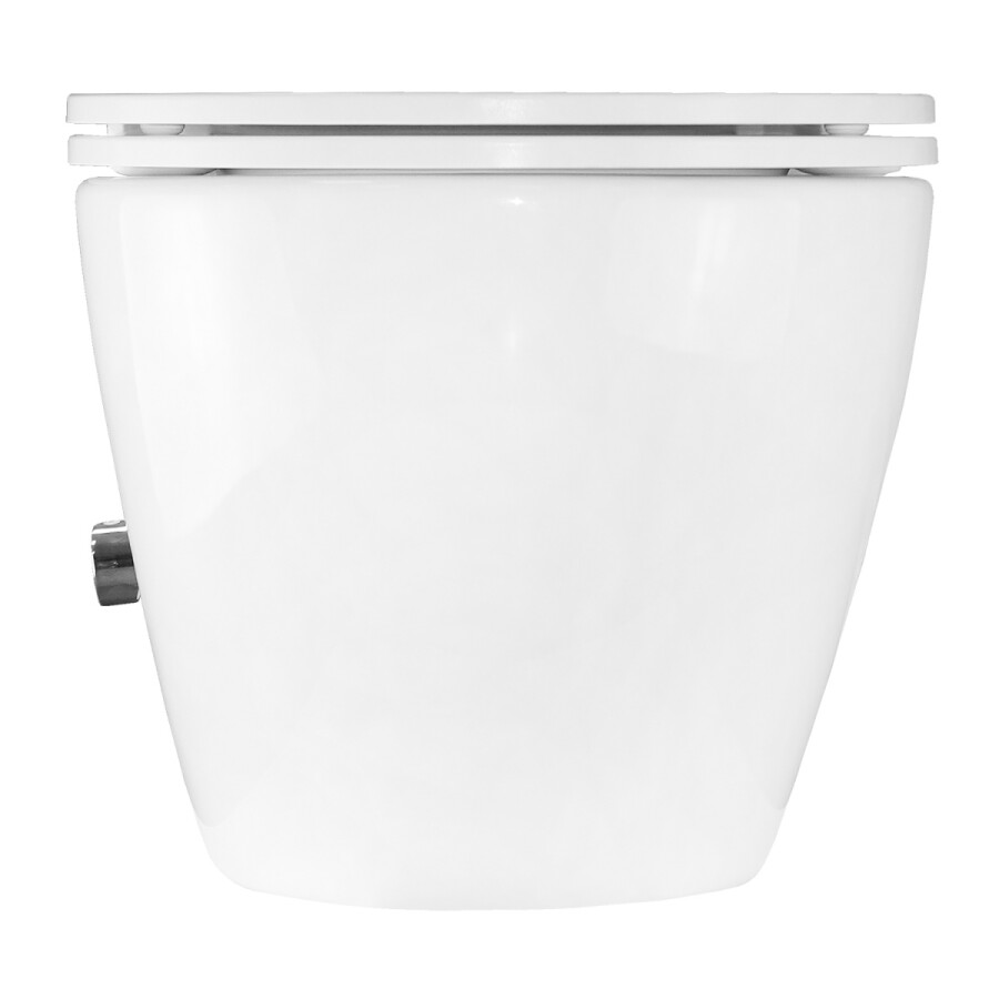 Унитаз подвесной Azario Grado 365х495х365 безободковый, с функцией биде, с быстросъемным сиденьем микролифт AZ-046E-NR