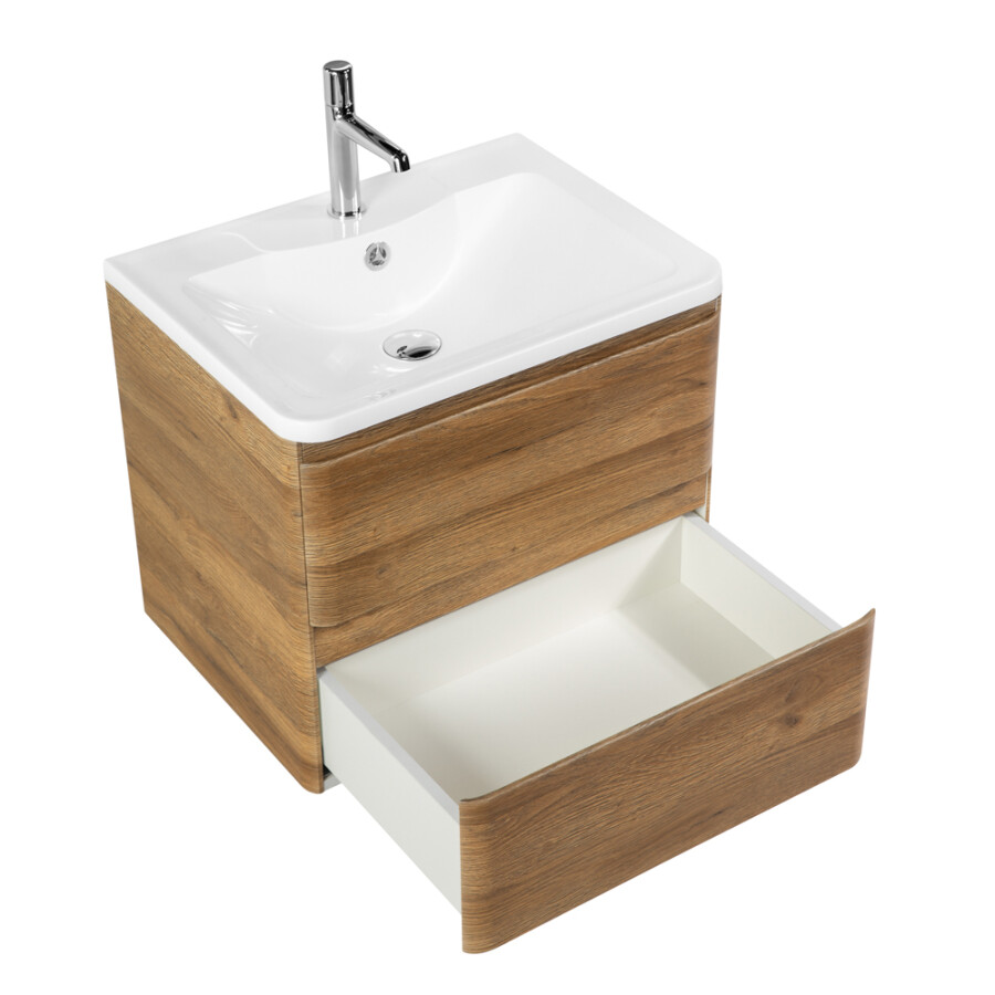 BelBagno ALBANO-700-2C-SO-RR Тумба подвесная с раковиной