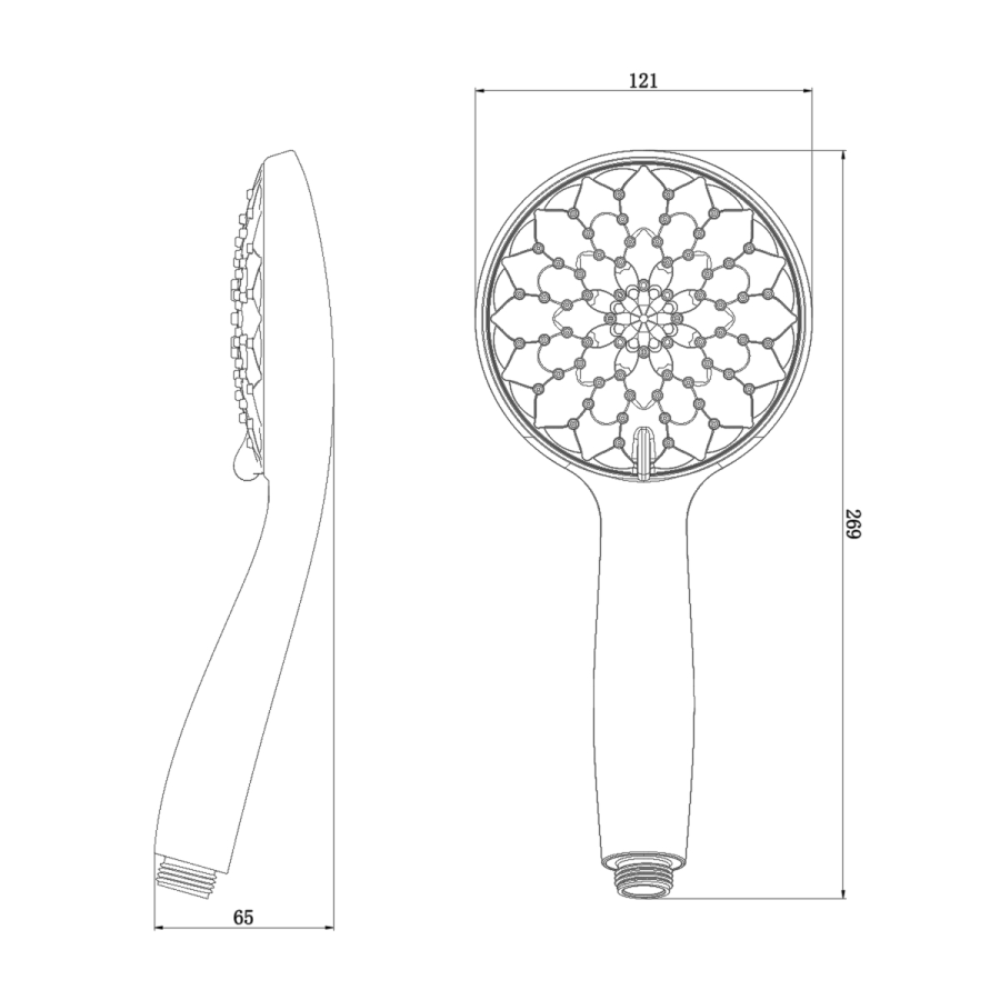 Lemark душевая лейка LM8121C