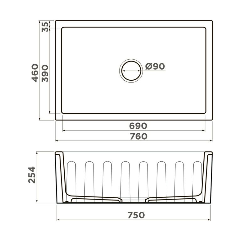 Omoikiri MIKURA 76 мойка кухонная черный 4997075