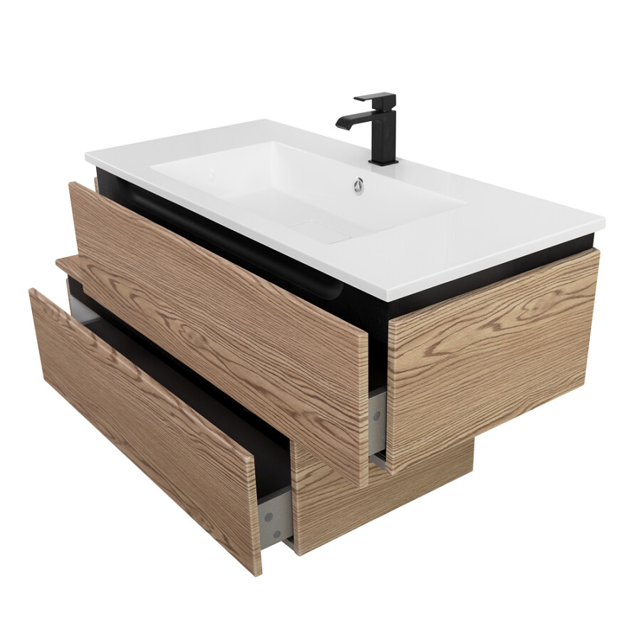 CEZARES SLIDER-1000-1C-SO-RT-P База под раковину подвесная с одним выкатным ящиком 996x476x299 мм