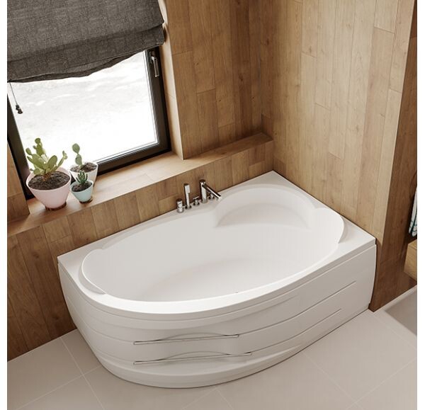 Mirsant Premium Массандра 170*110 L комплект ванна + панель + каркас УТ000049358