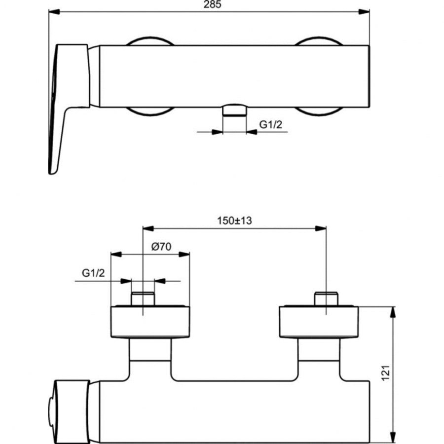 Ideal Standard Connect Blue смеситель для душа B9924AA