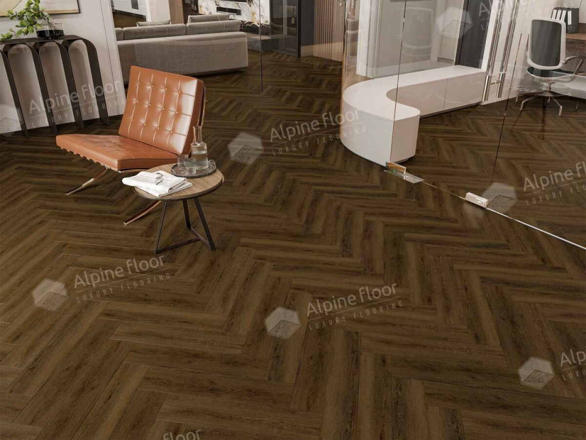 Alpine Floor Parquet Light SPC ламинат Дуб Далим ECO 13-33AB 600 х 125 х 4мм