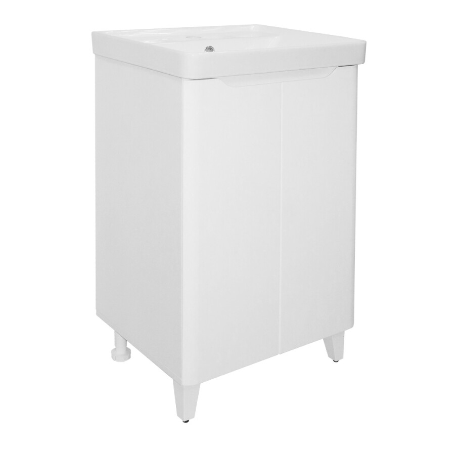 Комплект Azario Тумба Лотос 50 Н напольная с раковиной Монте 50 CS00094663
