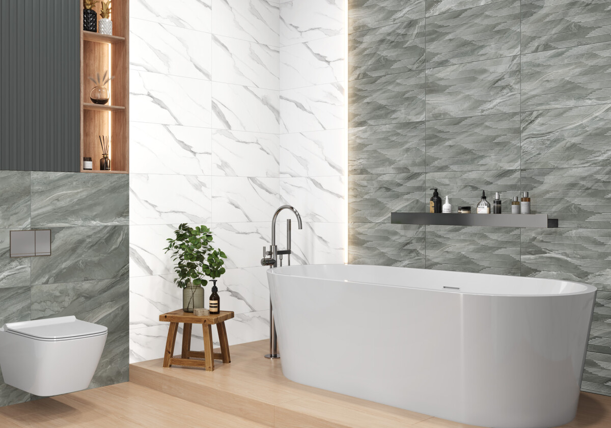 New Trend Вэй светлый / Way Light Керамическая плитка настенная 300 x 600 x 9 WT36WAY00