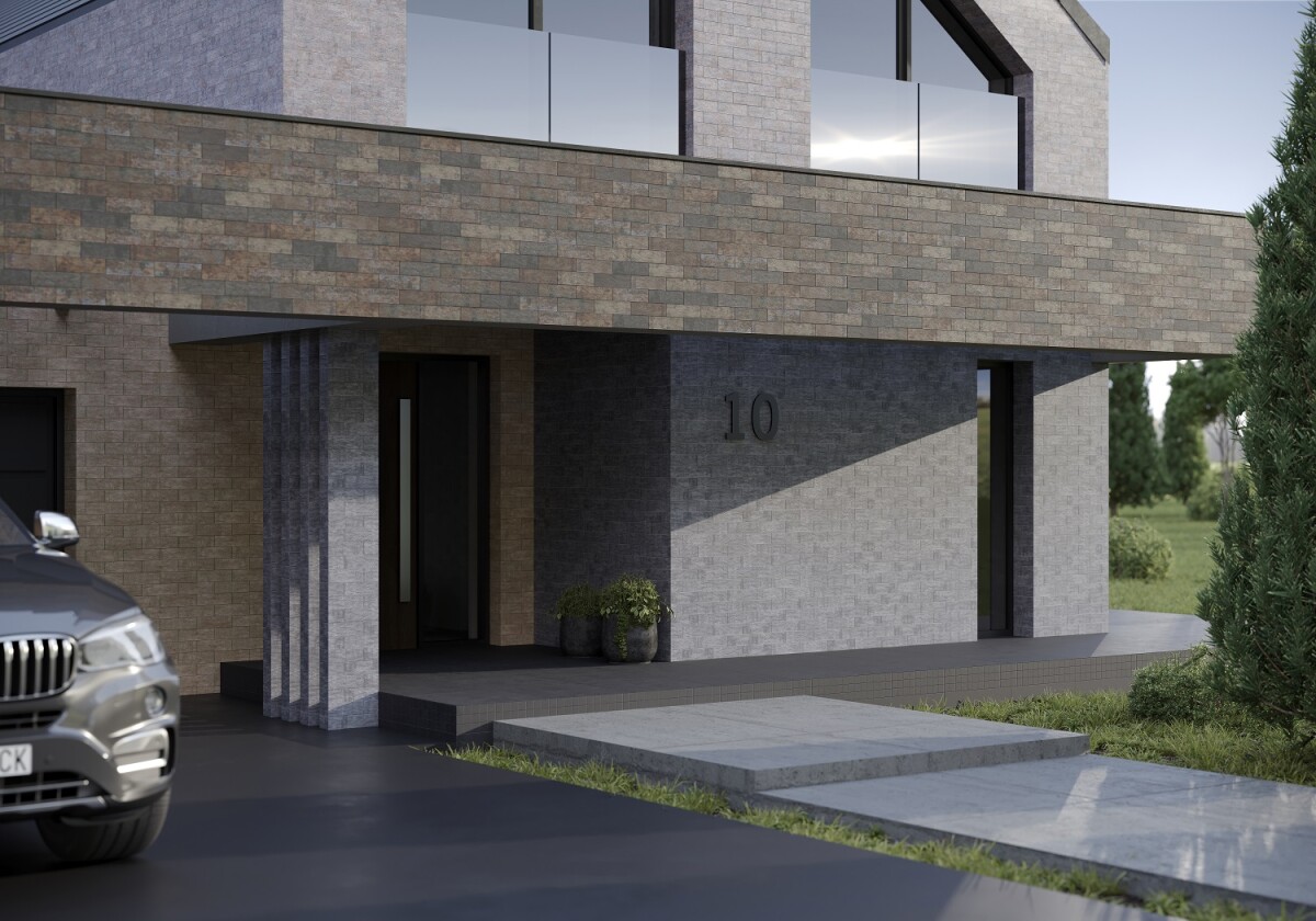 Клинкерная плитка Березакерамика Brick Wall натурал 7,5x25