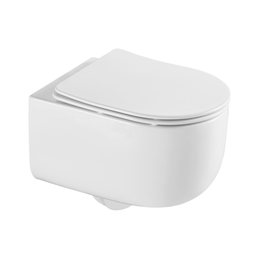 Унитаз подвесной безободковый со смывом TORNADO BelBagno SOFT-TOR BB084CH-TOR