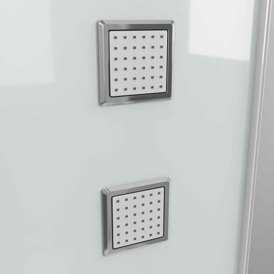 Душевая кабина Grossman Alba GR121L (90x90x225) дверь распашная,3 места