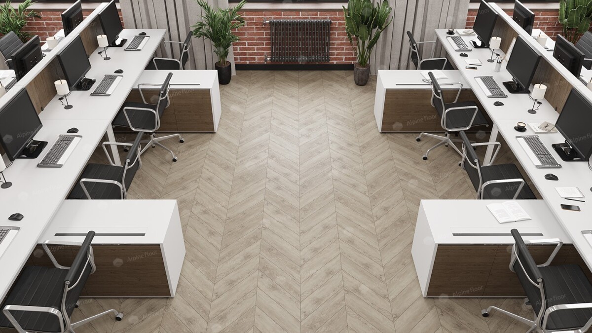 Alpine Floor Chevron Alpine SPC ламинат Карите ЕСО 18-11 600х127х5 mm