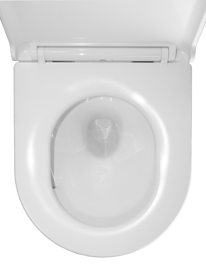 Унитаз подвесной Azario LUZIO 365х495х360 безободковый, рельефный, слив "Скрытое Торнадо", с быстросъемным сиденьем "Микролифт" AZ-098-UQ