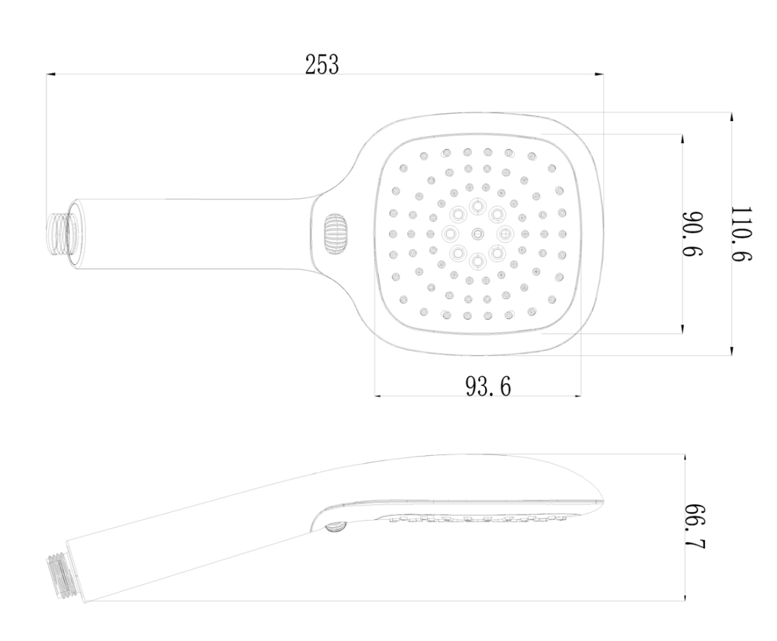 Lemark душевая лейка LM1013C