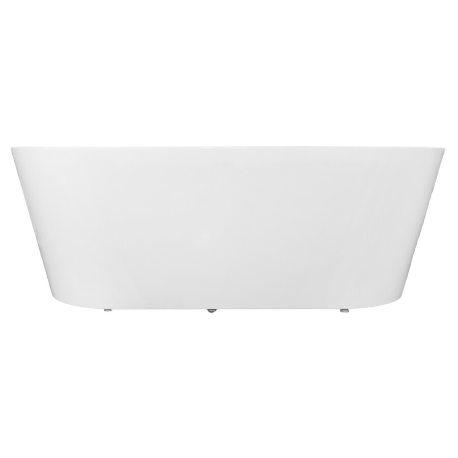 Ванна акриловая Azario Melado 1700х800х580, пристенная, в комплекте с сифоном и металлическими ножками, белый AZ-7005-17W