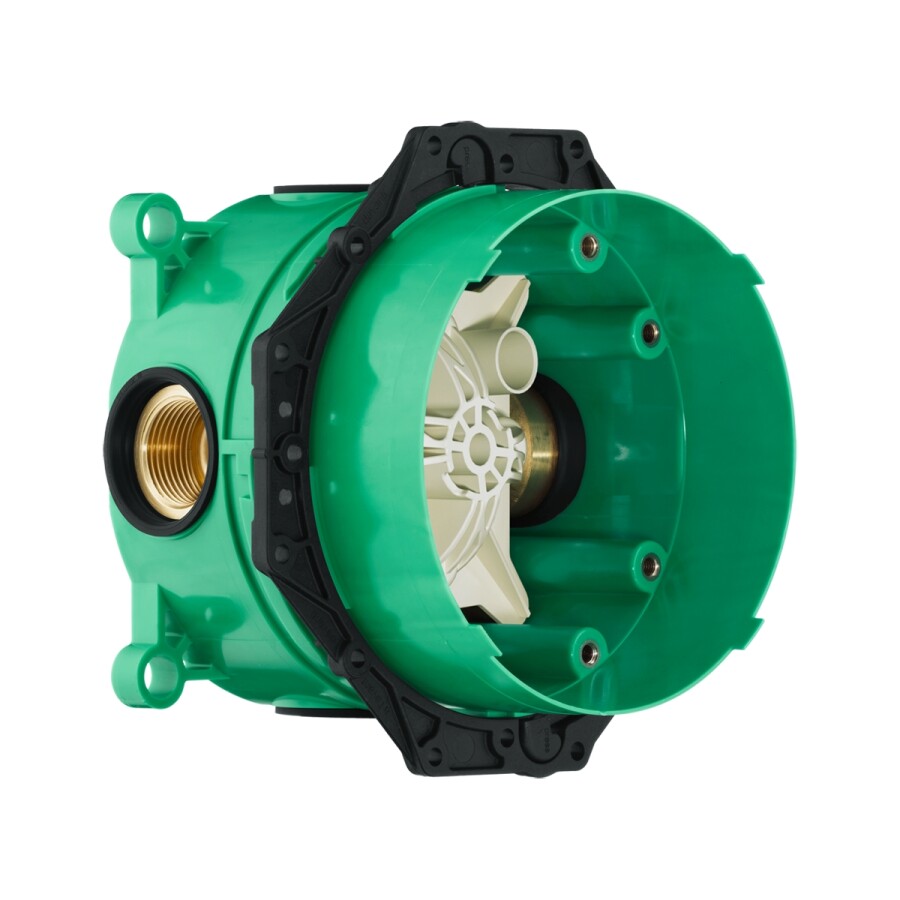 Hansgrohe 15760990S Set HG Select Highflow термостатический смеситель для душа (15760990+01800180) полированное золото