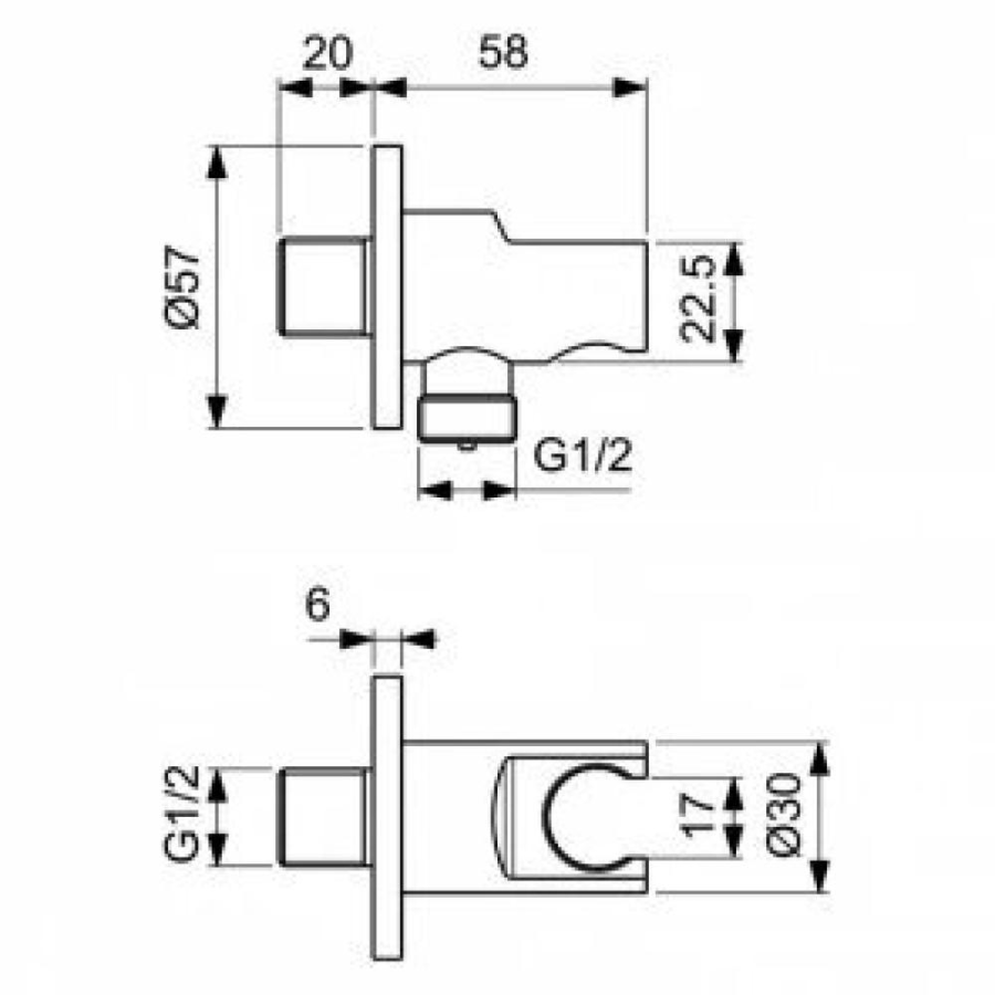 Ideal Standard держатель для душевой лейки BC807A5