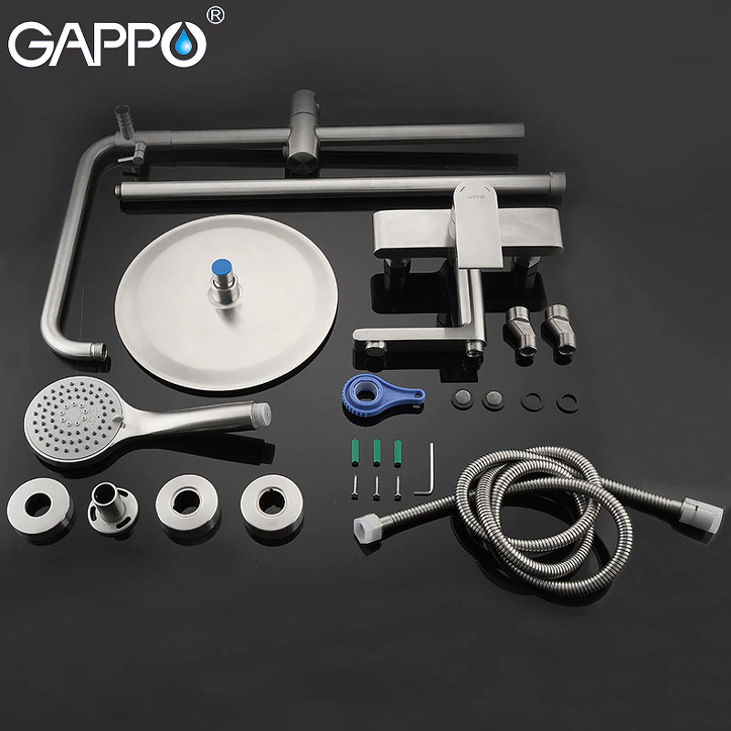 Душевая система со смесителем Gappo G2499-20