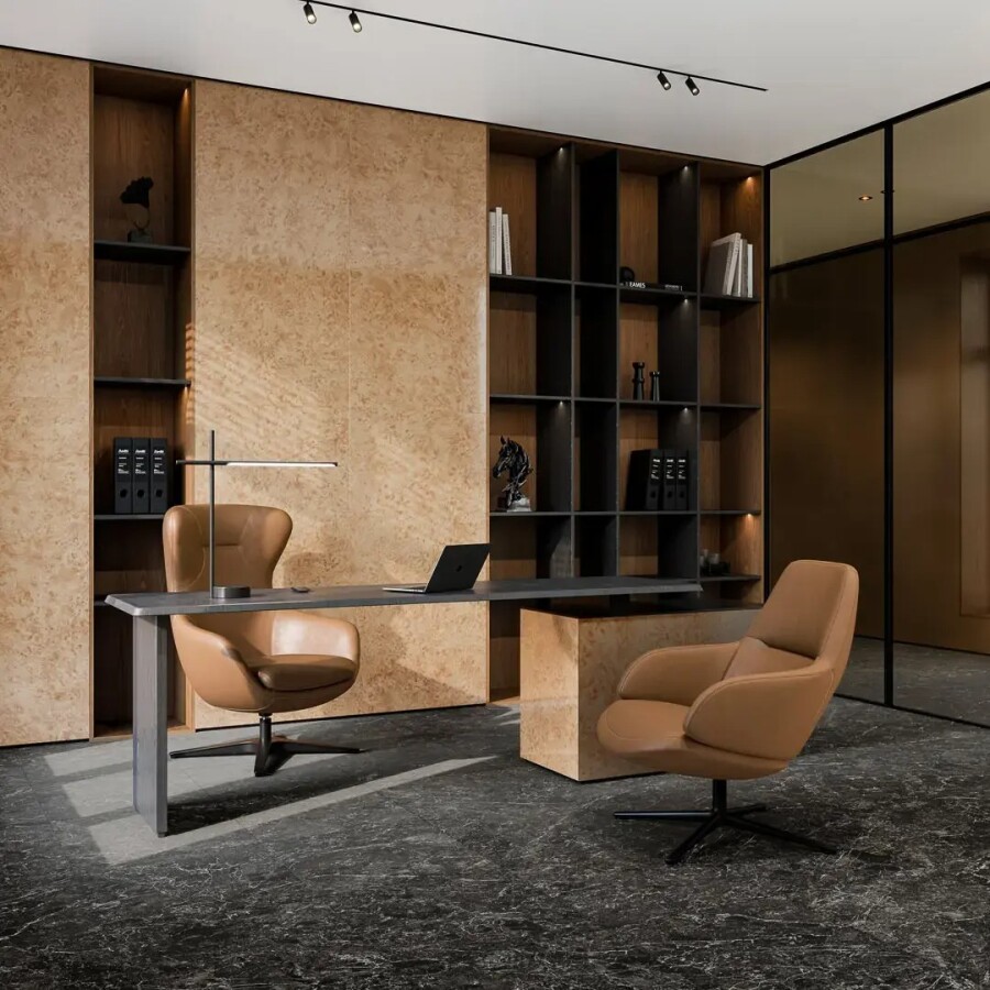 Керамический гранит Kerama Marazzi Прованс Вердон Коричневый лаппатированный обрезной 80x160x0,9 KM8016G0162R