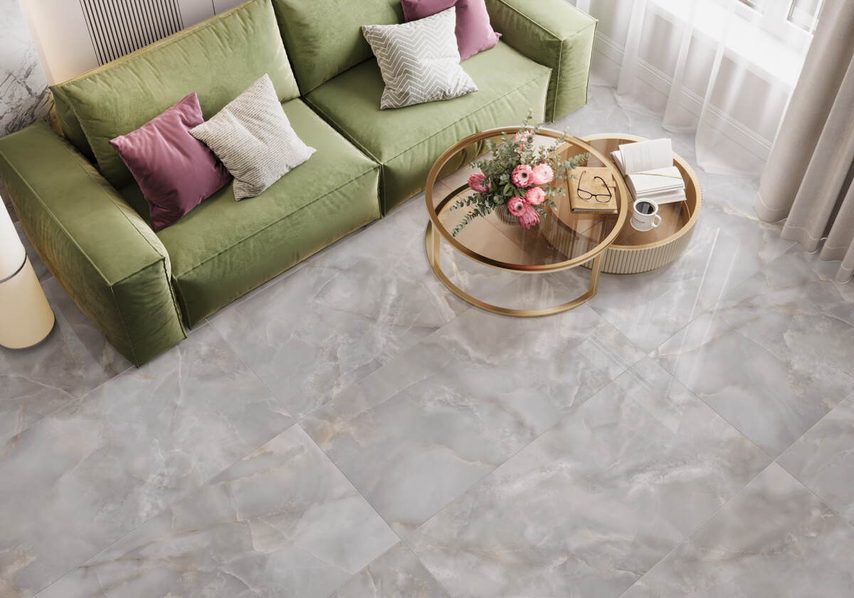 New Trend Шарм Оникс кремовый / Charm Onyx Crema Керамогранит 600 x 1200 x 7 60120CHM11P