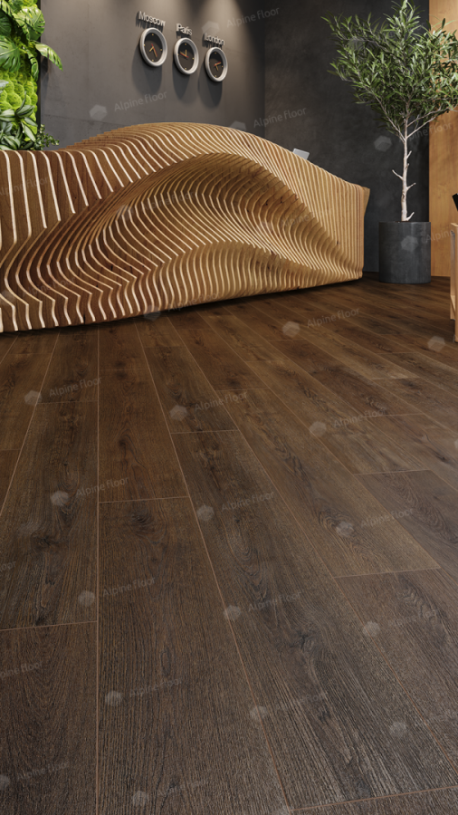 Alpine Floor Grand Sequoia SPC ламинат Шерман ECO 11-33 New 1220 х 183 х 4.0 mm