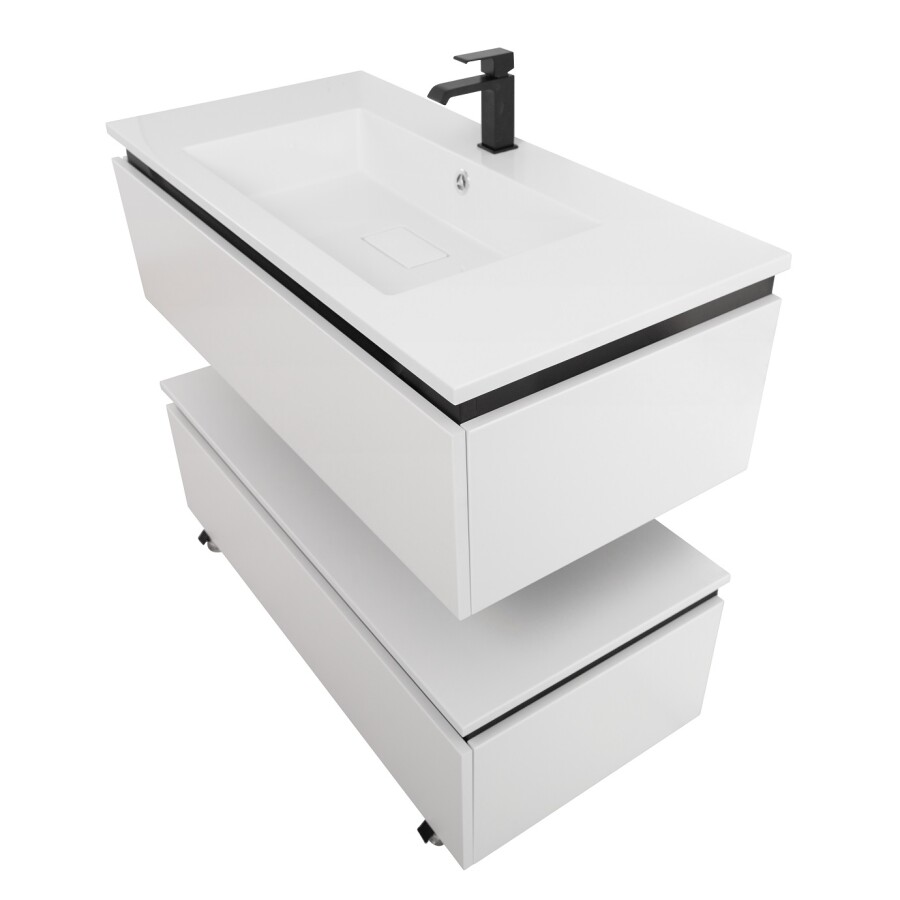 CEZARES SLIDER-1000-1C-PI-BO Тумба нижняя с одним выкатным ящиком 800x480x315