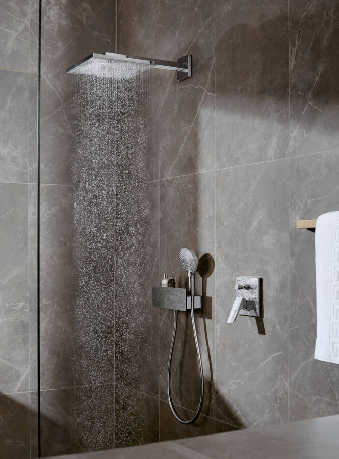 Hansgrohe Metropol Смеситель для ванны с рычаговой рукояткой скрытый монтаж черный матовый 32545670