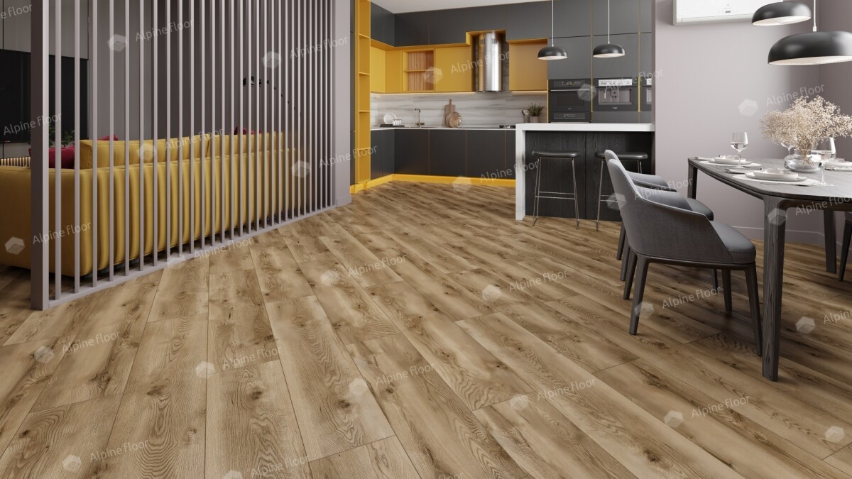 Ламинат Alpine Floor Aqua Life XL, LF104-09 Дуб Комо, 1285x280x8мм
