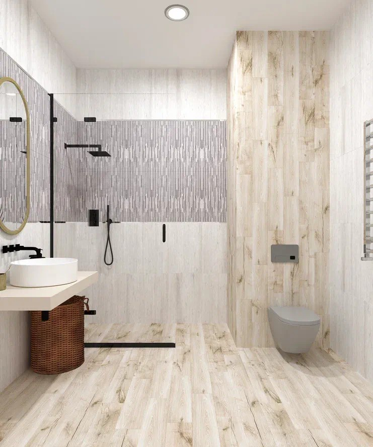 Плитка настенная Eurotile Beresta Grey Decor 30x60
