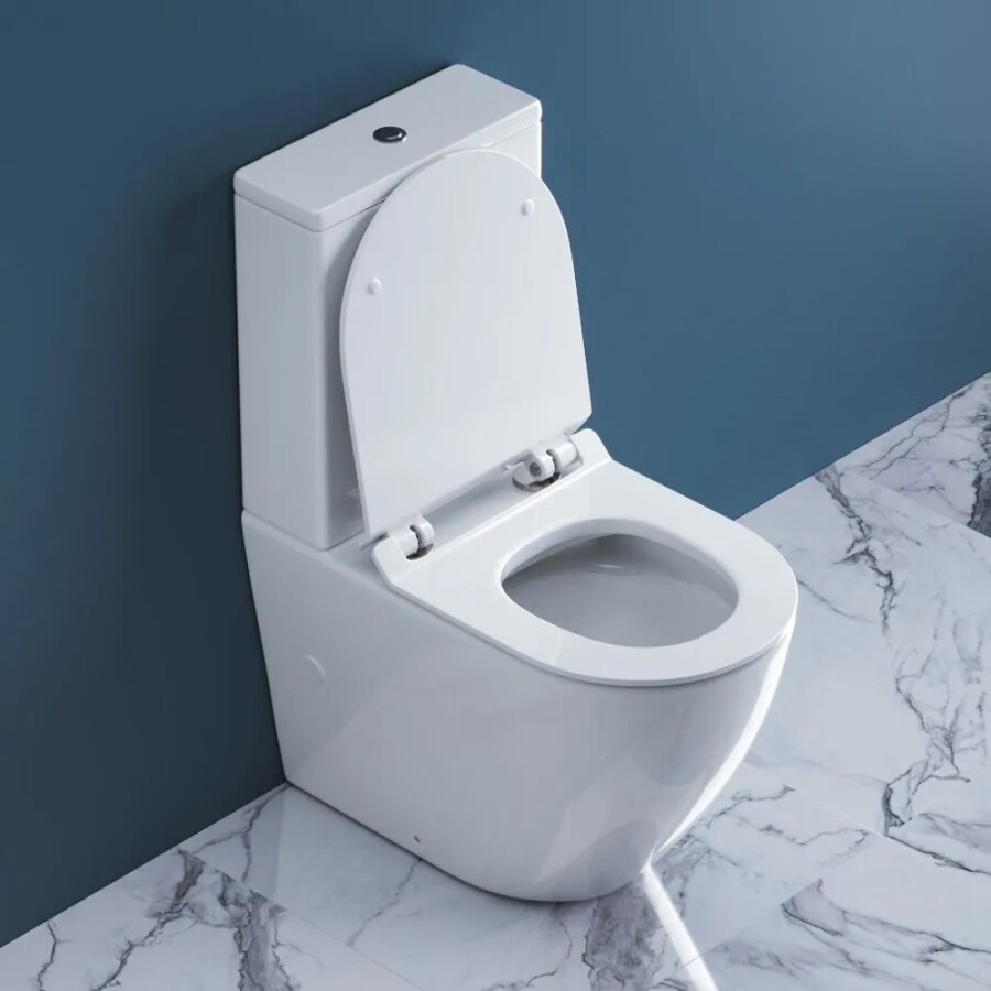 Унитаз-компакт безободковый BelBagno SFERA-R BB2141CPR/SC BB2141T