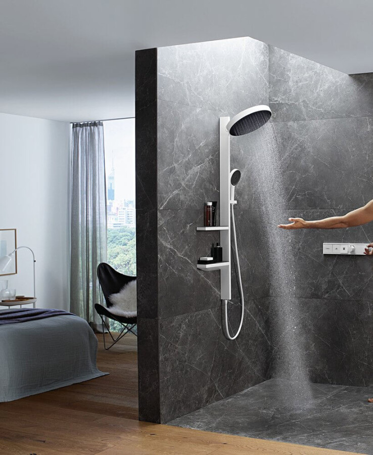 Hansgrohe Rainfinity Showerpipe 360 Душевой набор скрытого монтажа хром 26842000