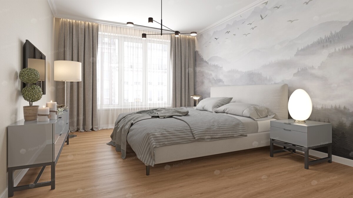 Alpine Floor Ultra Кварцвиниловая плитка LVT Дуб Рыжий ECO 5-21 1219.2 х 184.15 х 2 mm