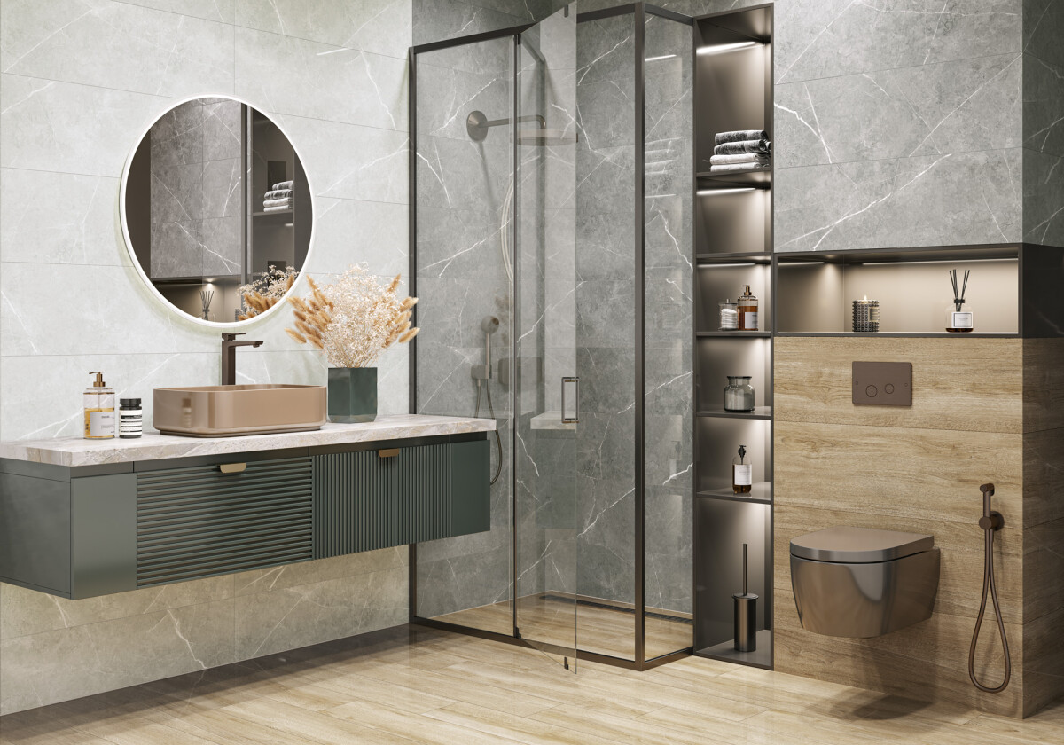 Delacora Woodstyle Oak Керамическая плитка настенная 300 x 900 x 10.5 WT93WOS21