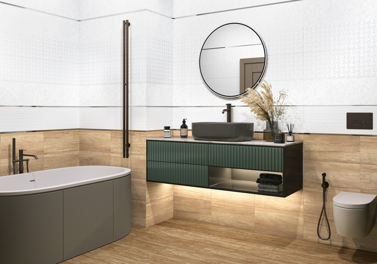 Alma Ceramica Miloni Керамическая плитка настенная 249 x 500 x 8 TWU2550MLN10