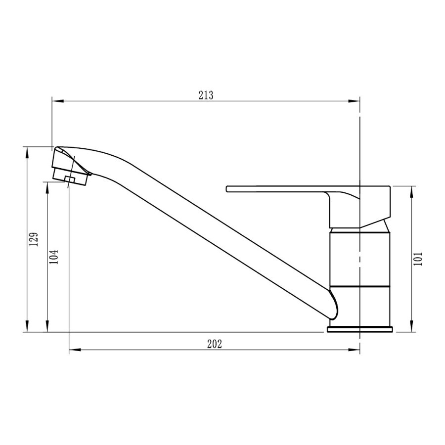 Sole S173C Powell смеситель для кухни