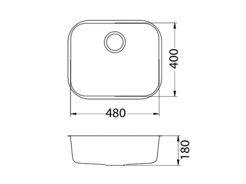 Alveus Variant 10 мойка кухонная 1042481