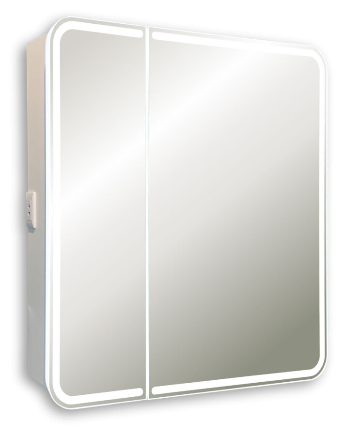 Azario Alliance зеркало-шкаф 80.5x80 подсветка, сенсорный выключатель LED00002516