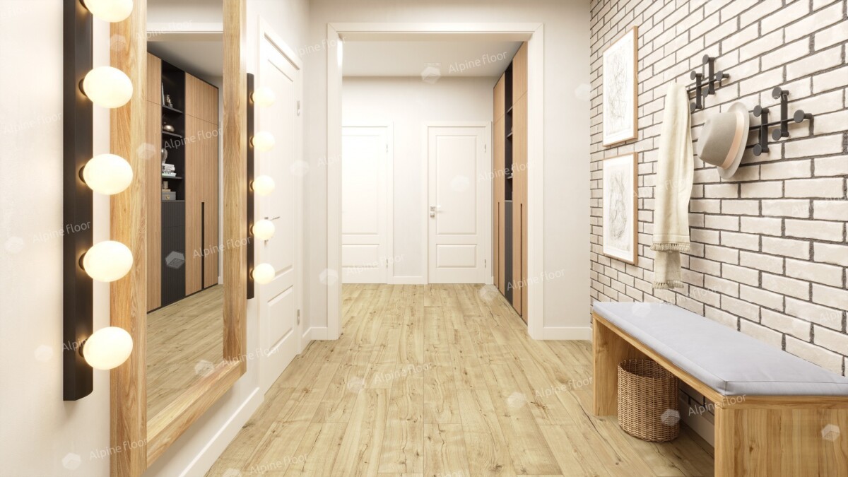 Ламинат Alpine Floor Aqua Life LF103-06 Дуб Эмпуриабрава, 1285x192x8мм