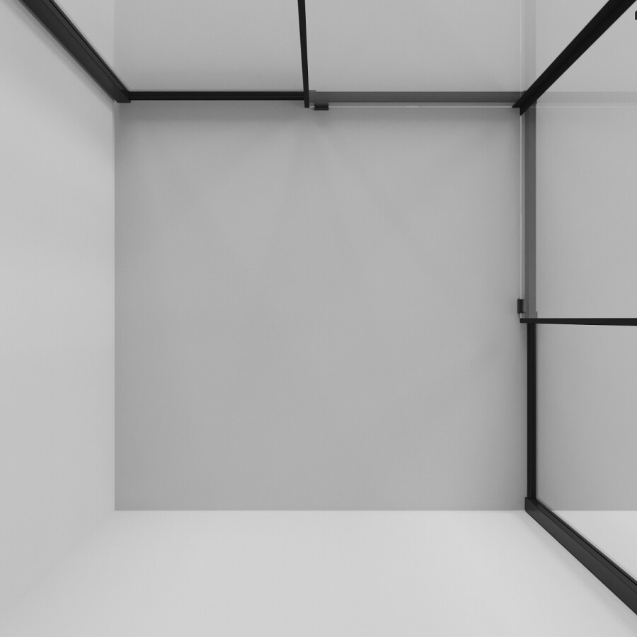 Душевой угол 90x90 Niagara Nova NG 6823-34BLACK