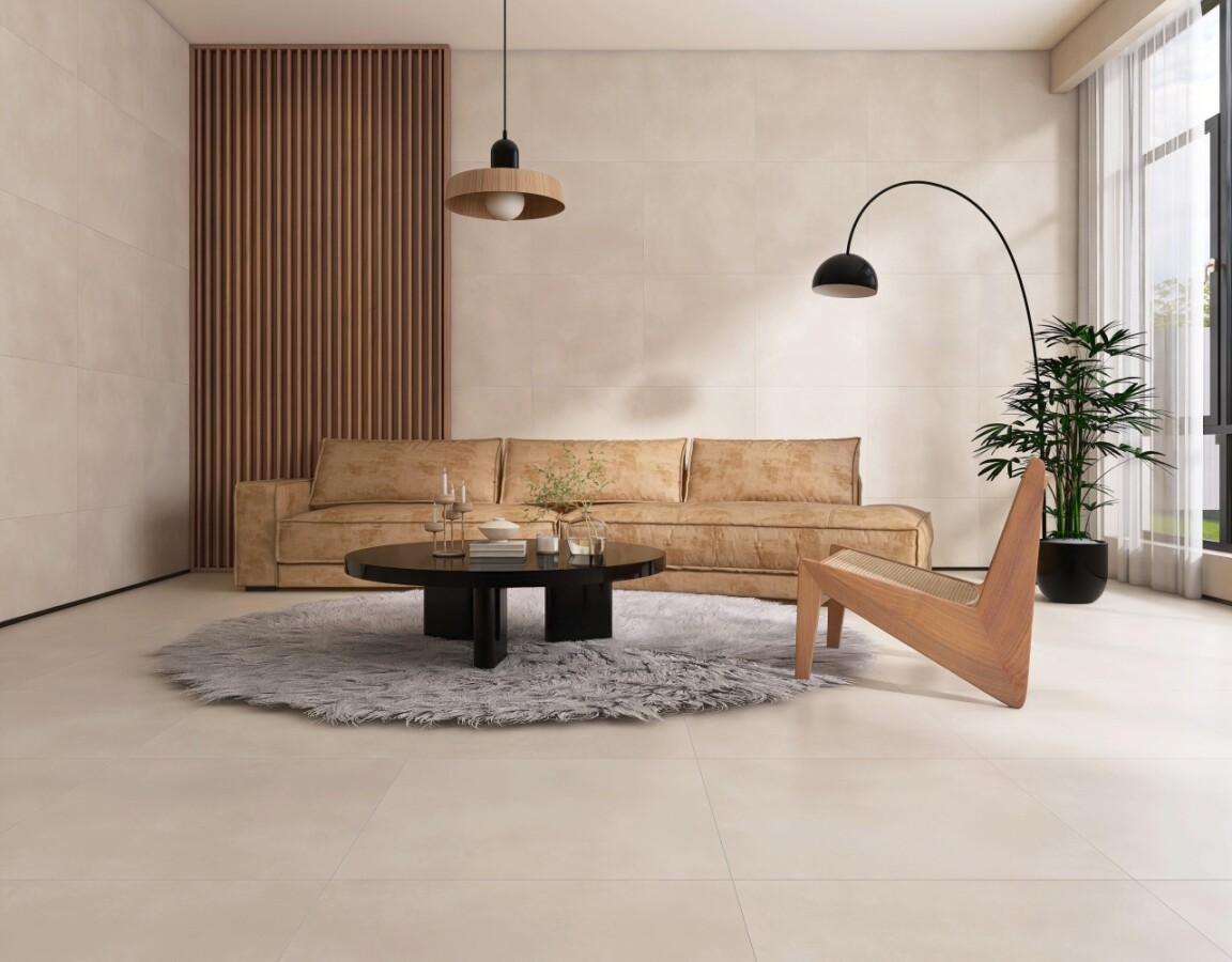 Керамогранит Eurotile Керамогранит Beton Beige Mat 60x60 7930138704590
