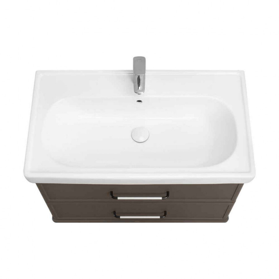 Тумба под раковину AQUATON Нео-Классика 65 2 ящика, мускат 1A290101NCR30