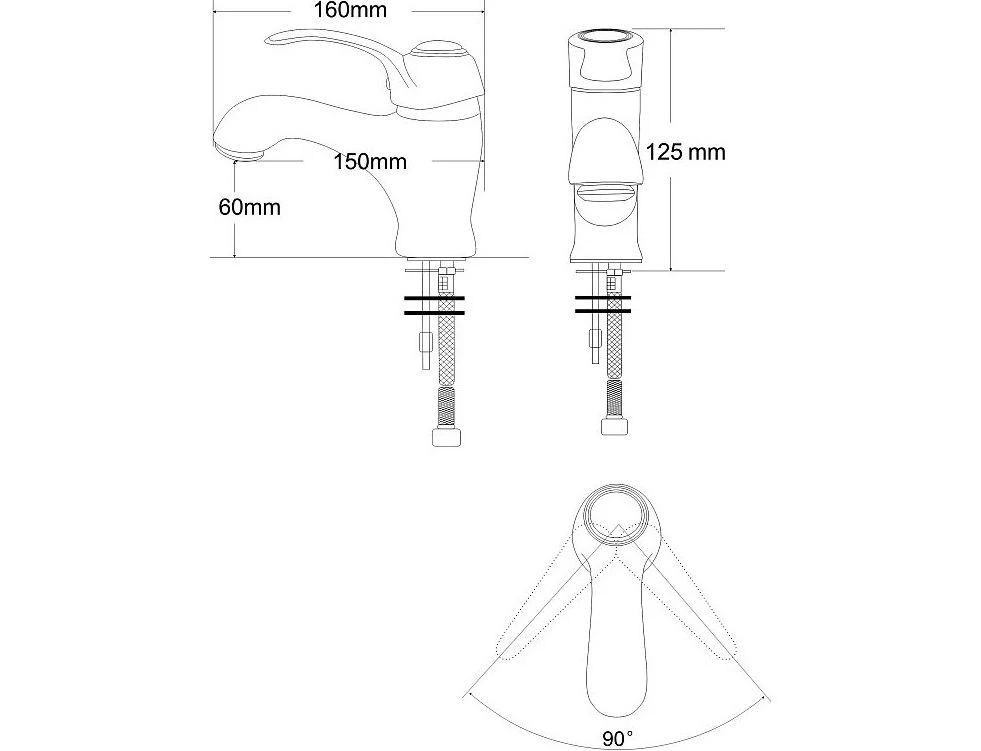 Rozzy Jenori Fortuna Z018-1 смеситель для раковины