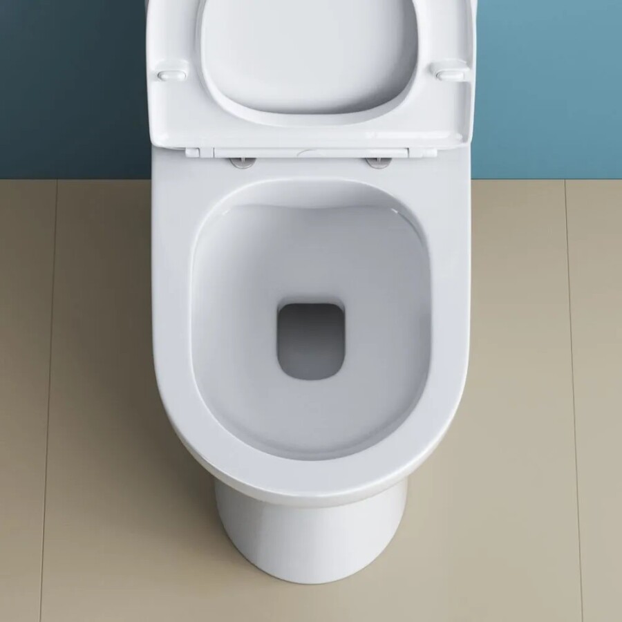 Унитаз-компакт безободковый с сиденьем BelBagno LOUNGE BB045CPR/SC BB045/051T