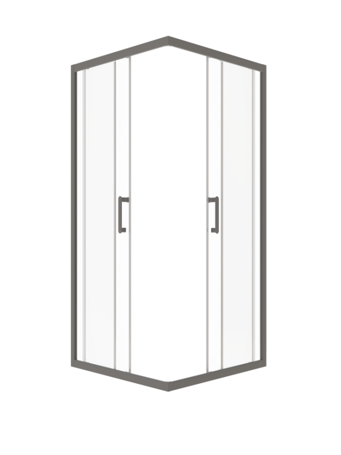 Душевая Ширма Triton pro Фикс-Графит 90х90 Щ0000077236