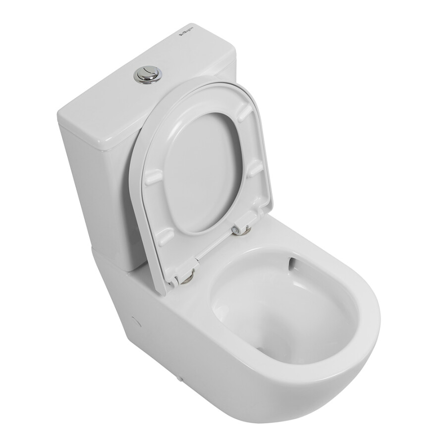 Унитаз-компакт безободковый BelBagno SFERA-TOR BB2141CP-TOR/SC BB2141T