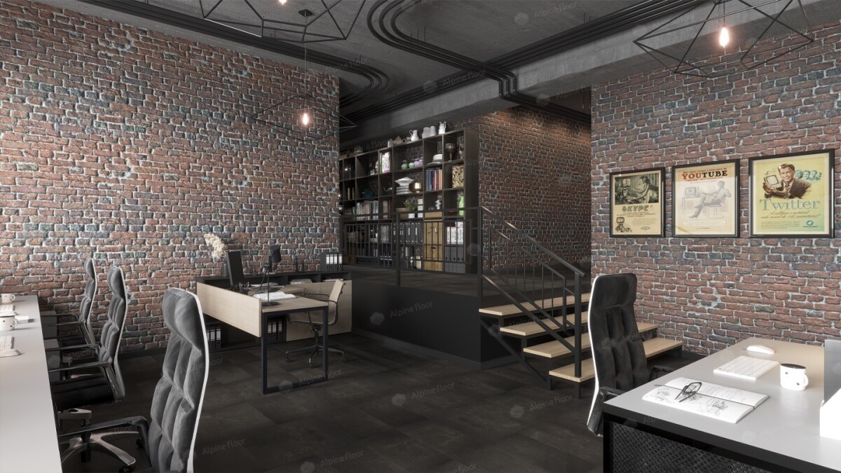 Alpine Floor Light Stone Кварцвиниловая плитка LVT Ларнака ECO 15-2 608 х 303 х 2.5 mm