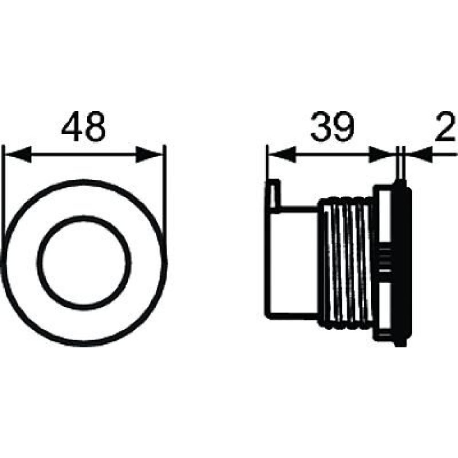 Ideal Standard пневматическая кнопка смыва P0109AA