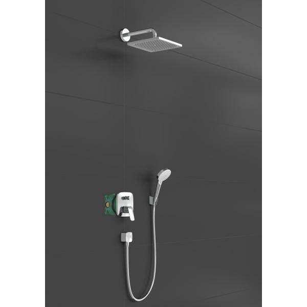 Hansgrohe Crometta E Душевая система 240 1jet с однорычажным смесителем хром 27957000