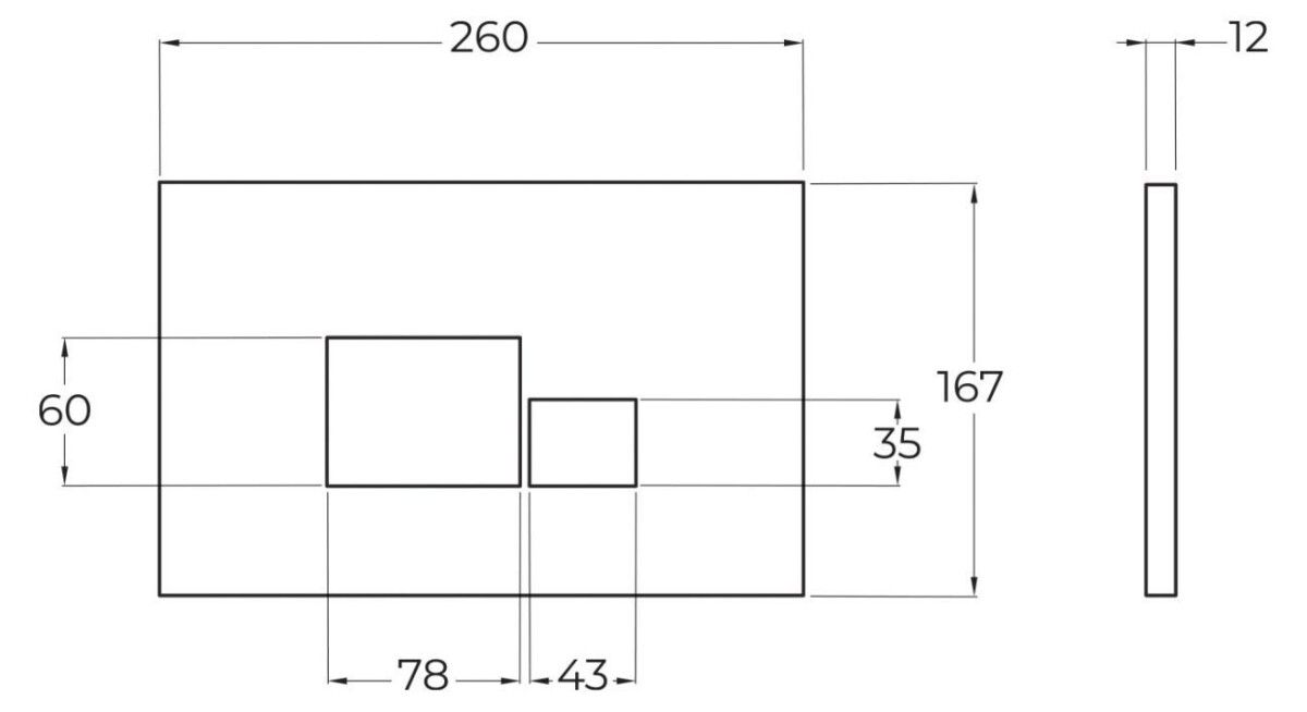 BB026/BB071CR Система инсталляции для подвесных унитазов BelBagno BB026 с кнопкой смыва BB071CR