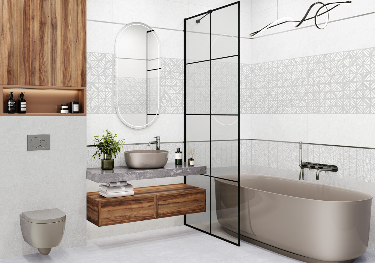 Alma Ceramica Amarant Керамическая плитка настенная 300 x 900 x 8.5 TWU3090AMT07R